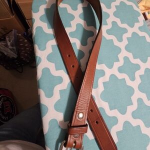 Brenneman’s Leather Goods Handcrafted Leather Belt - Amish Made in USA - Size 30